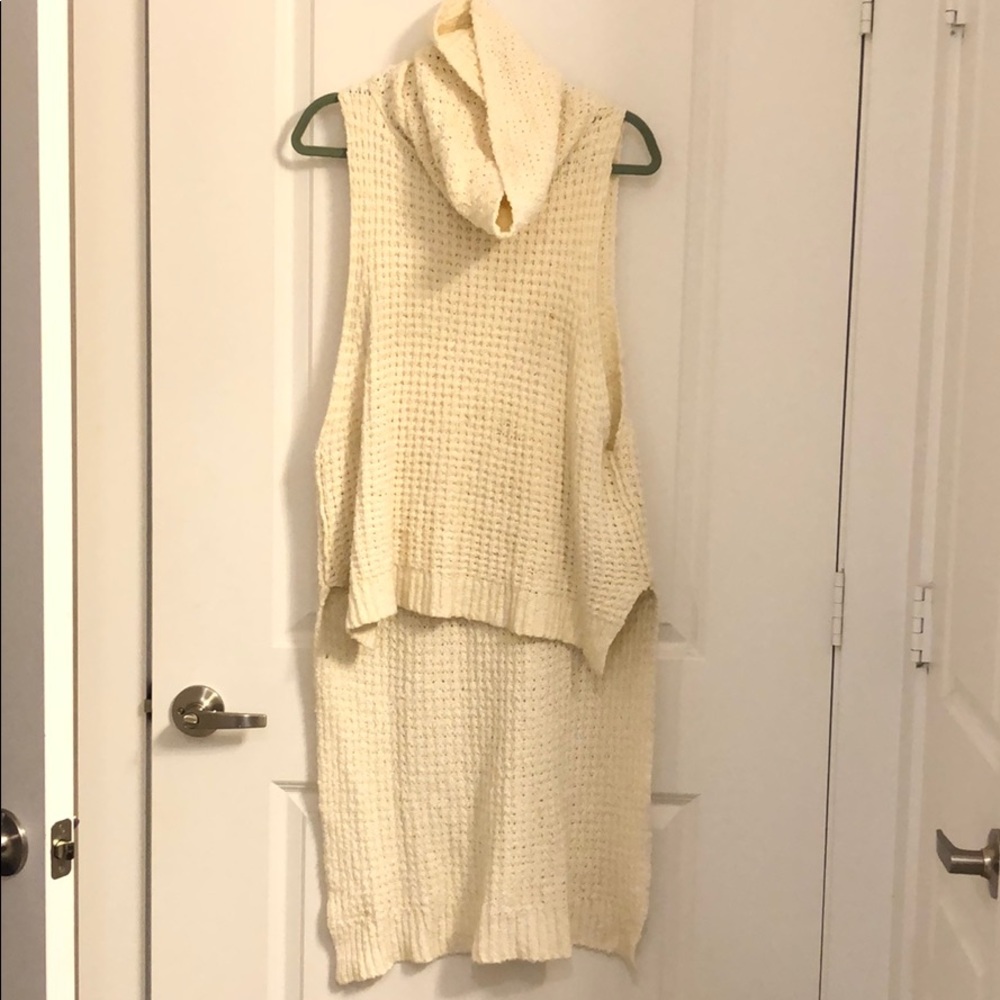 Hi Low Cowl neck sweater